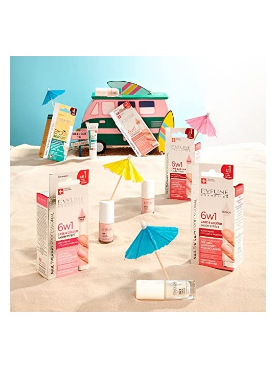 Nail Therapy Professional 6in1 Care & Color balsamo per unghie donante colore Shimmer Pink 5ml
