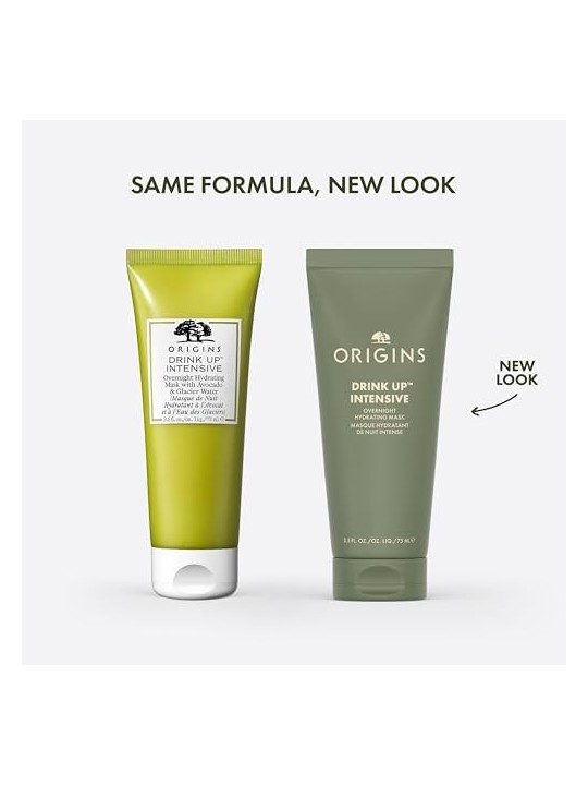 Origins Drink Up Intensive Overnight Hydrating Mask 30ml With Avocado & Swiss Glacier Water Origins www.essenzetotalstyle.com 