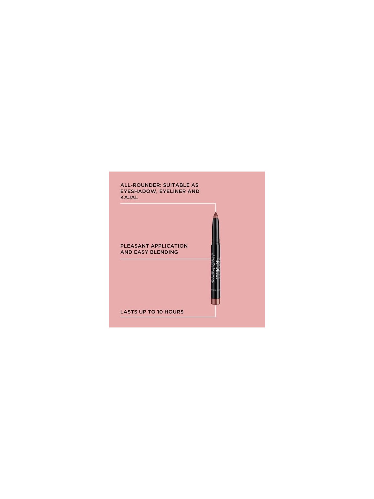 Artdeco High Performance Eyeshadow Waterproof Stylo 1,4g Numero 21 Shimmering Cinnamon