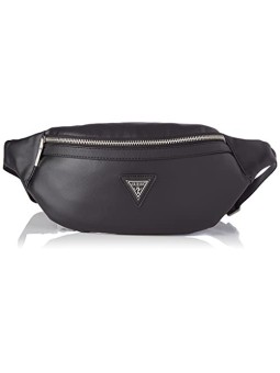 Guess Certosa Black Synthetic Leather Fanny Pack