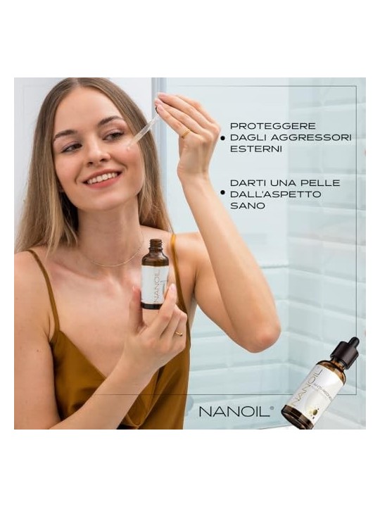 Nanoil Siero Viso AntiRossore Siero illuminante contro gli arrossamenti donna 50ml