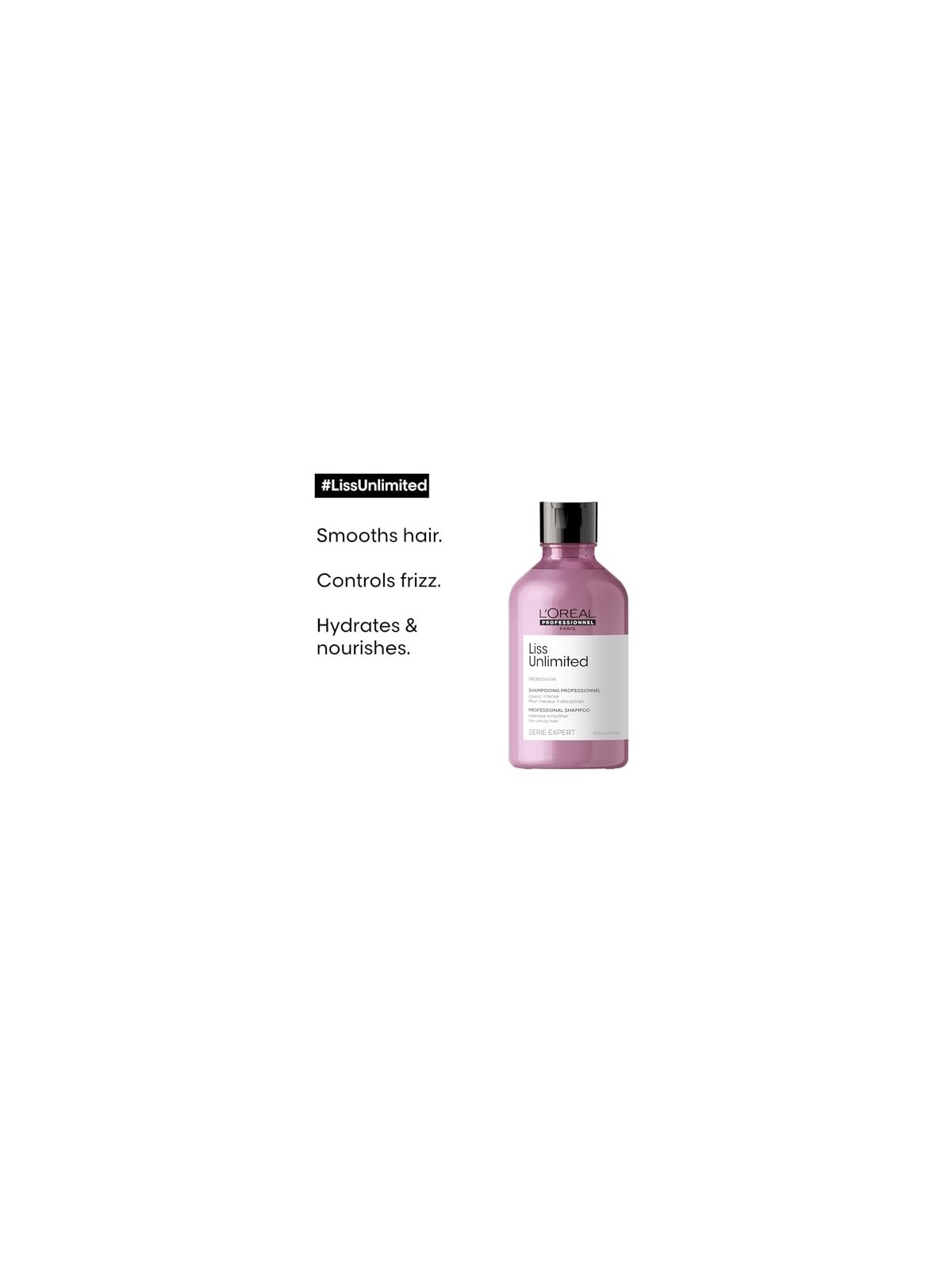 Shampoo Liss Unlimited per capelli indisciplinati 300ml