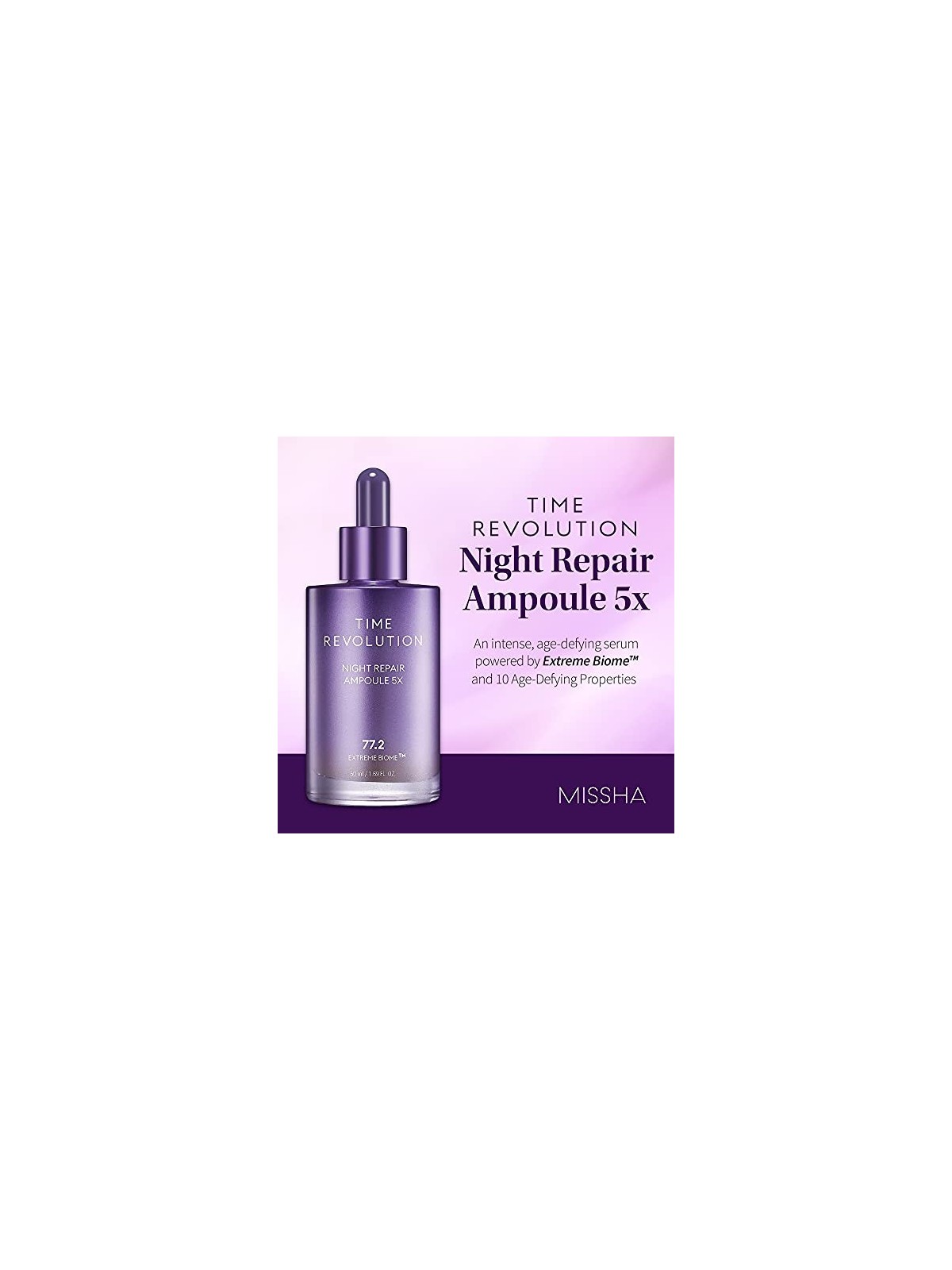 Missha Time Revolution Night Repair Ampoule