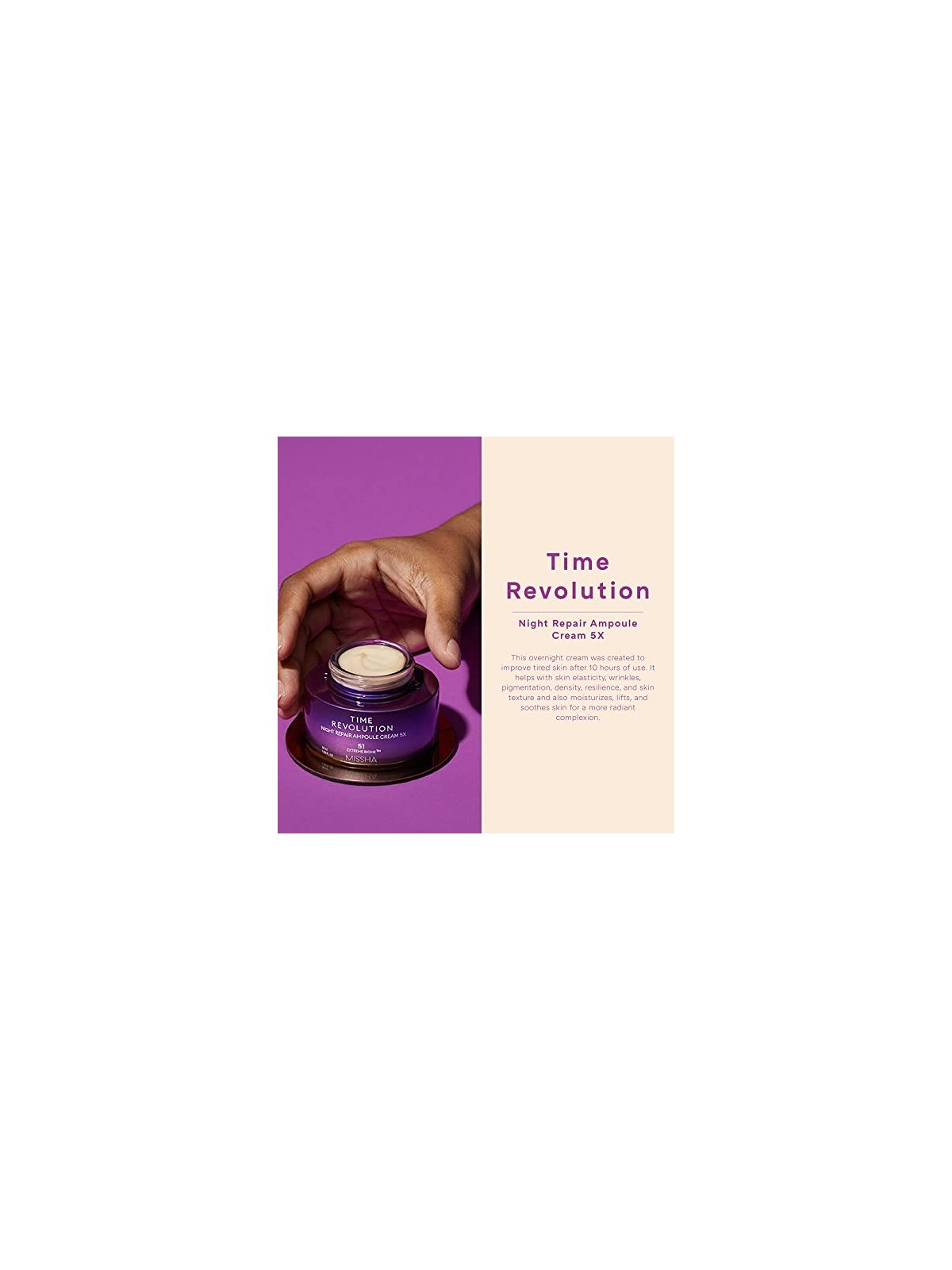 Missha CREMA NOTTURNA RIPARATRICE