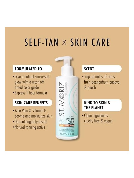 St Moriz Lozione Abbronzante Veloce 200ml
