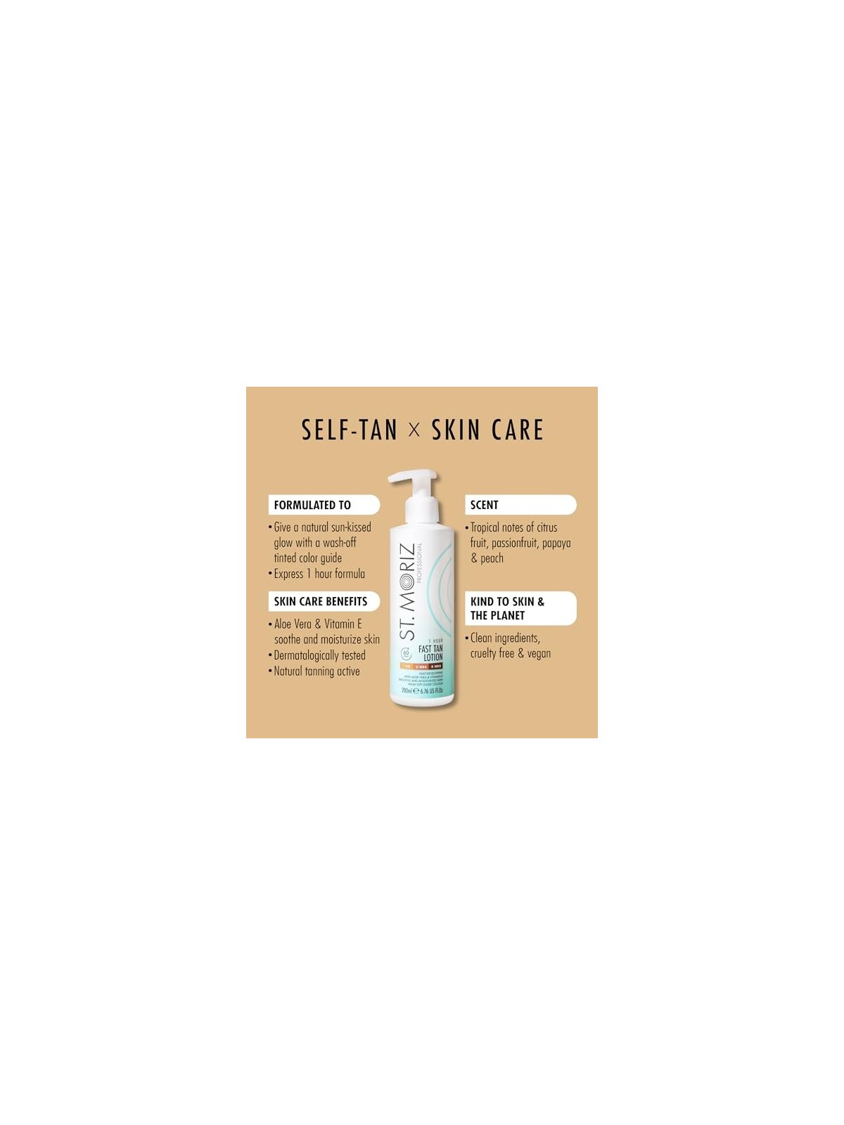 St Moriz Lozione Abbronzante Veloce 200ml
