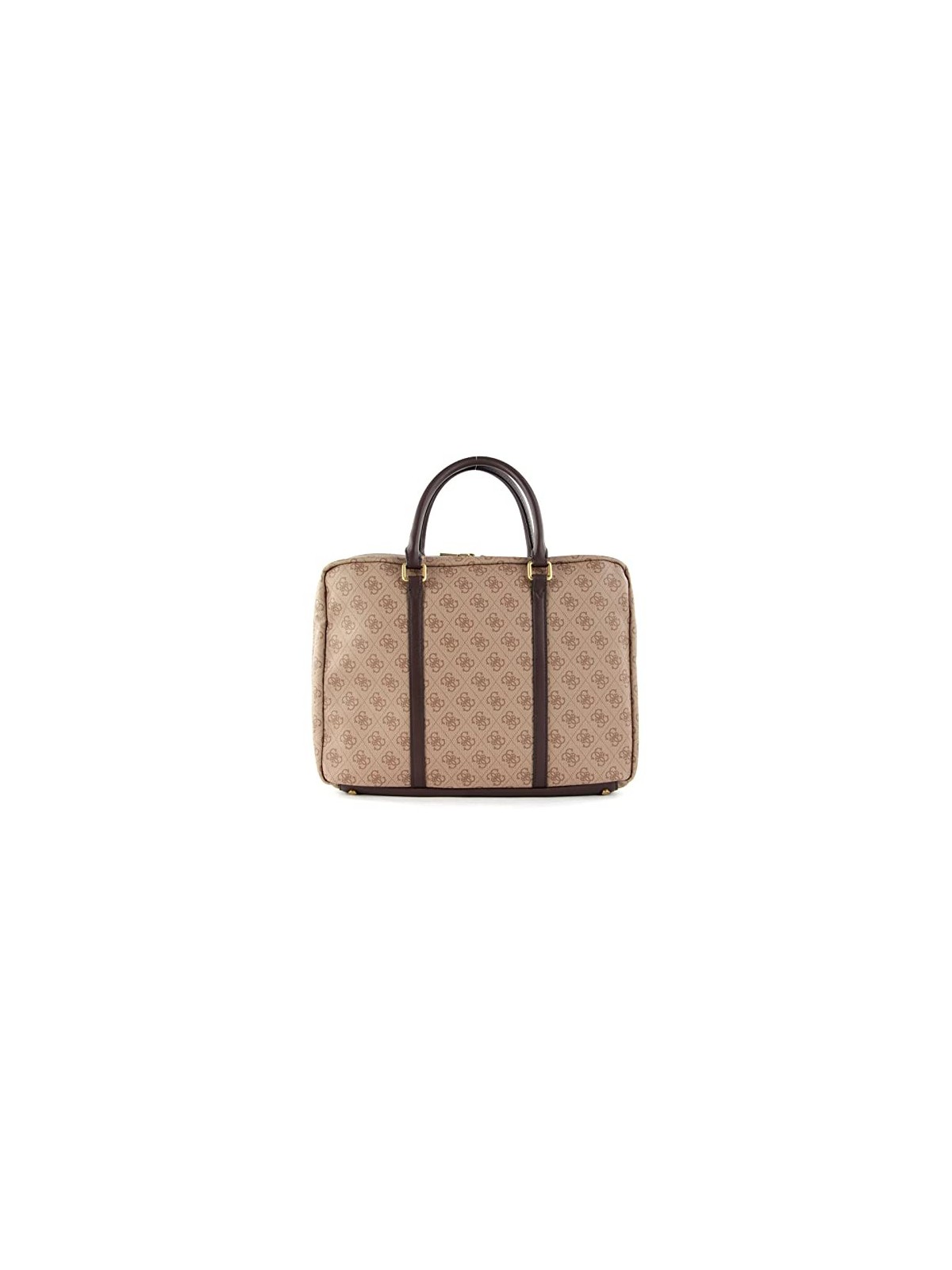 Borsa da Lavoro Guess Vezzola in Poliuretano Marrone uomo
