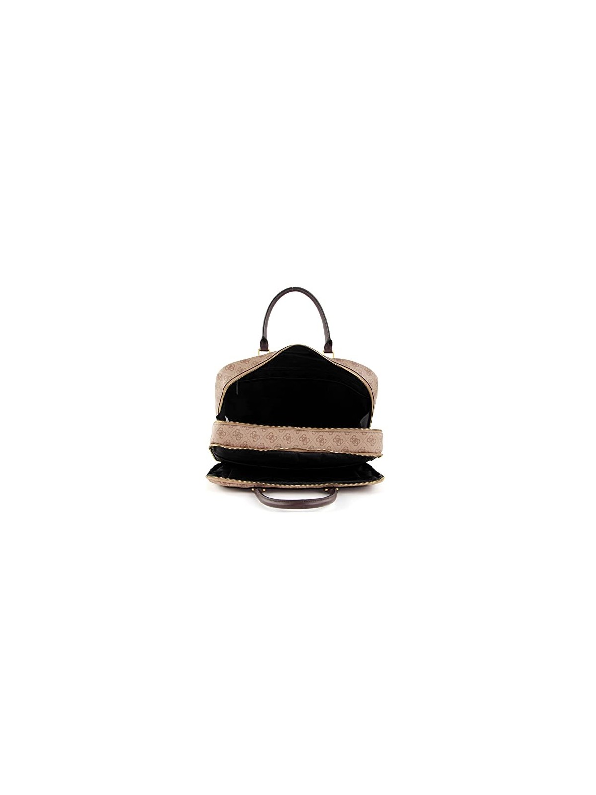 Borsa da Lavoro Guess Vezzola in Poliuretano Marrone uomo