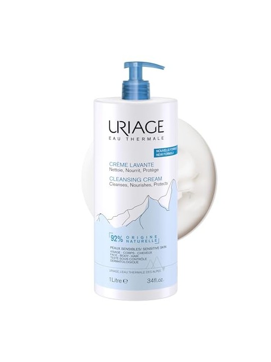 Uriage Cleansing Cream 1000ml Uriage www.essenzetotalstyle.com 