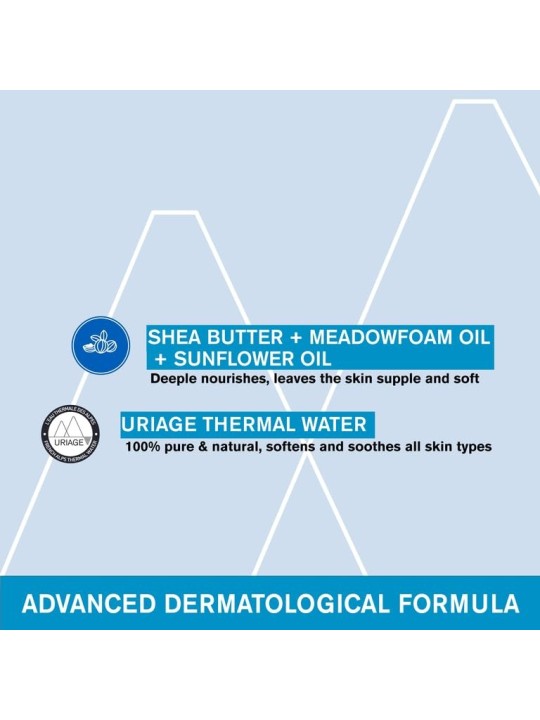 Uriage Cleansing Cream 1000ml Uriage www.essenzetotalstyle.com 