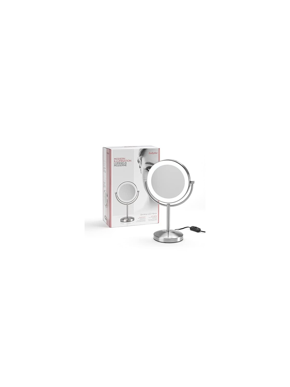 Babyliss SPECCHIO PER TRUCCO LED 2 facce 1 unit unisex BaByliss www.essenzetotalstyle.com 