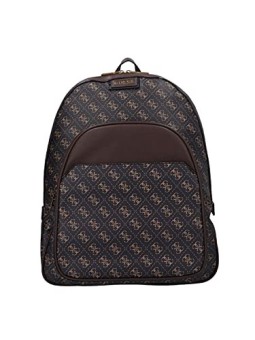 Guess Vezzola Zaino in Pelle Marrone Compartimento per Laptop hmvezl p1105 38 x 33 x 10 cm donna