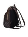 Guess Vezzola Zaino in Pelle Marrone Compartimento per Laptop hmvezl p1105 38 x 33 x 10 cm donna