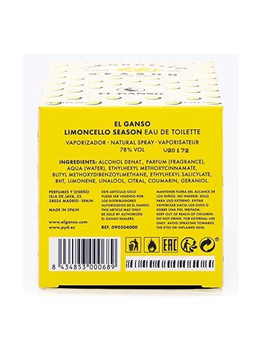 El Ganso Stagione del limoncello eau de toilette uomo 125ml