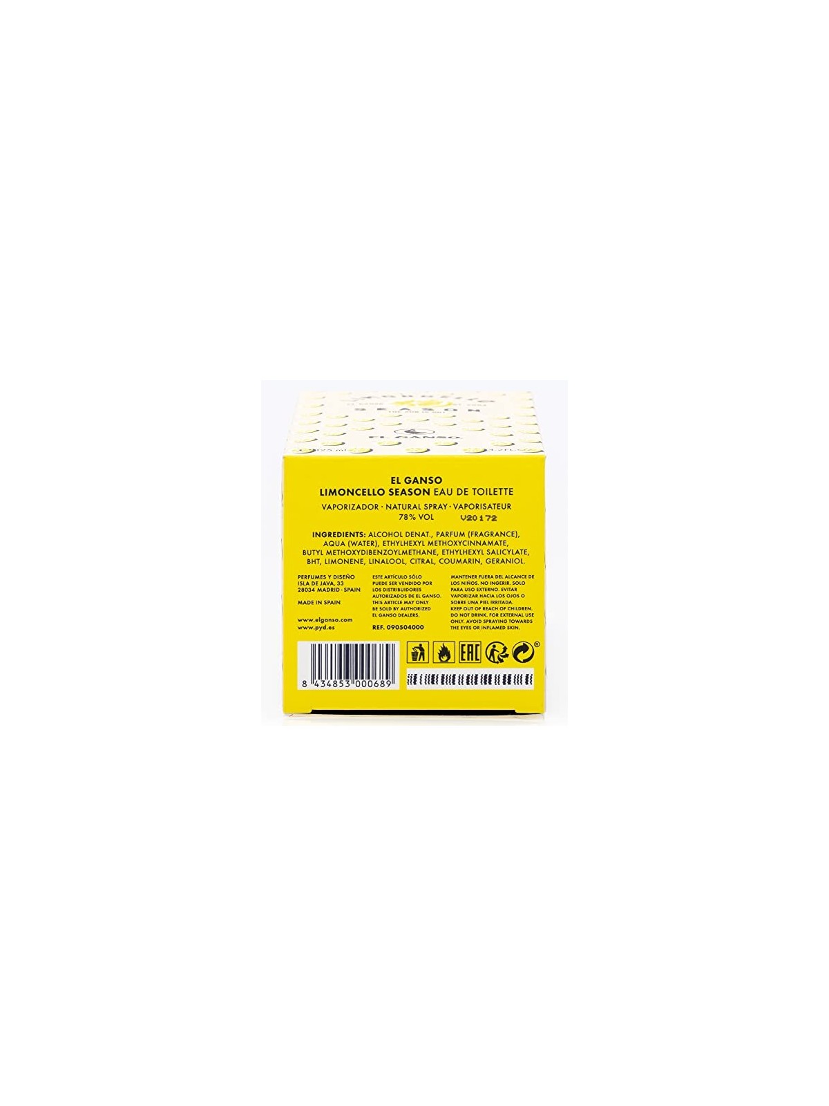 El Ganso Stagione del limoncello eau de toilette uomo 125ml