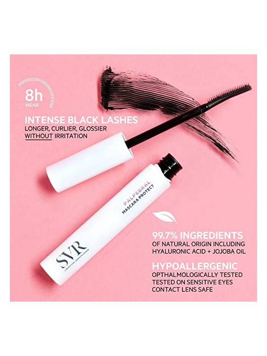 Mascara nero 9ml per palpebre sensibili