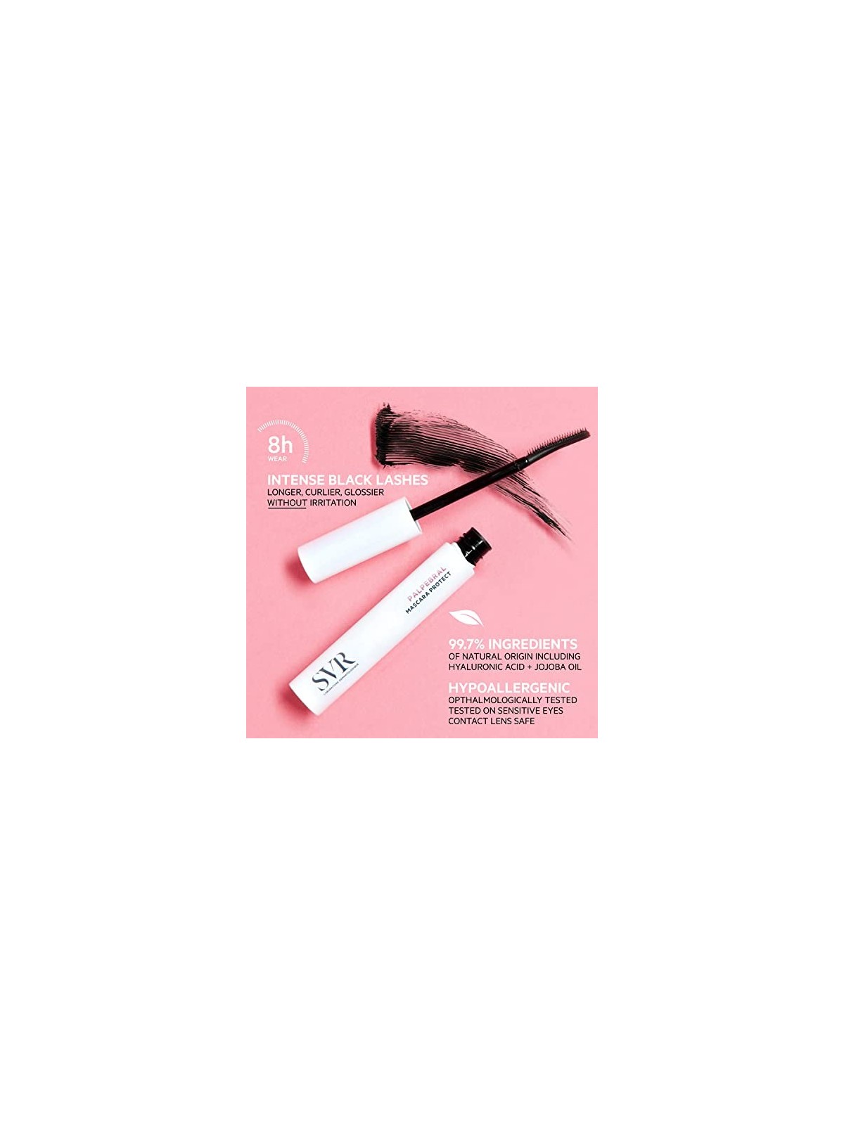 Mascara nero 9ml per palpebre sensibili