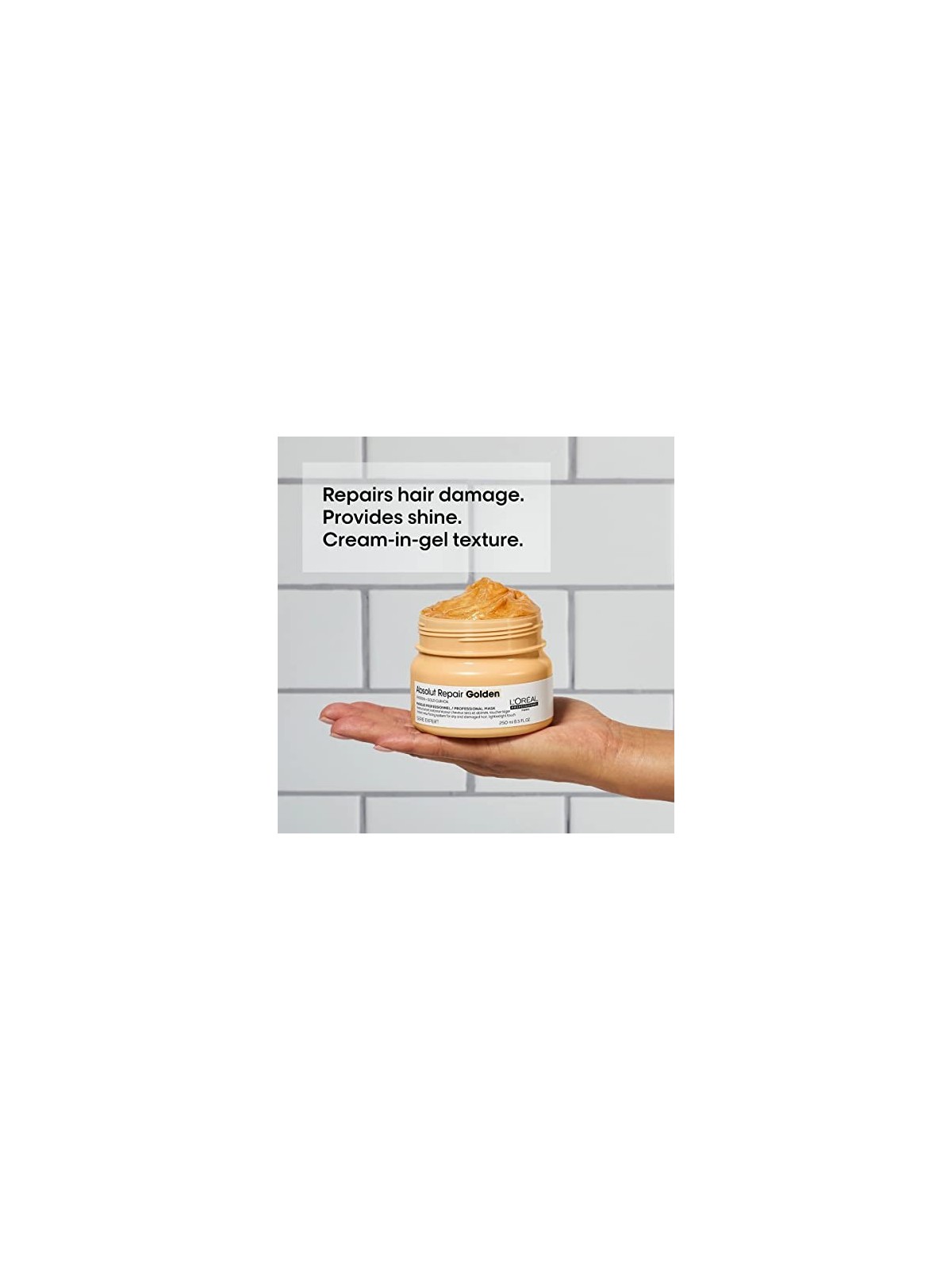 LOrï¿½ï¿½al Professionnel Serie Expert Absolut Repair Gold Quinoa Protein Golden Masque donna 250ml