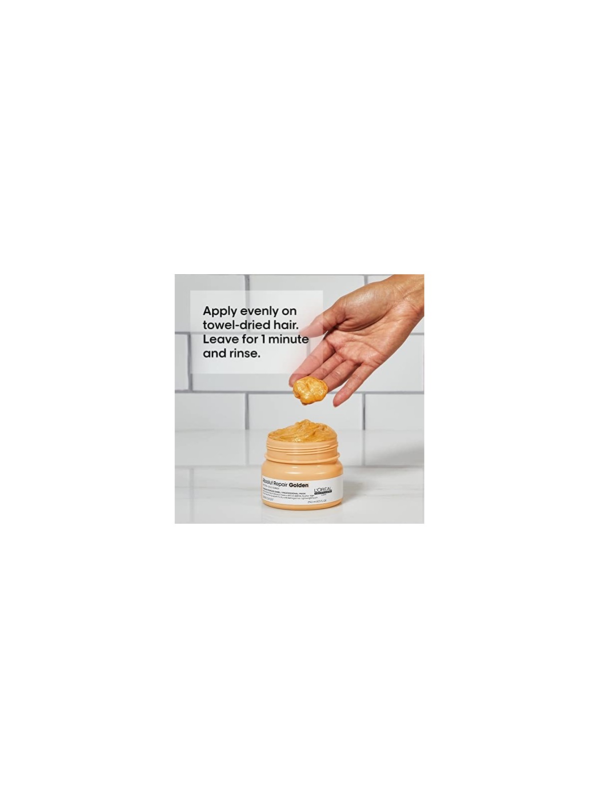 LOrï¿½ï¿½al Professionnel Serie Expert Absolut Repair Gold Quinoa Protein Golden Masque donna 250ml