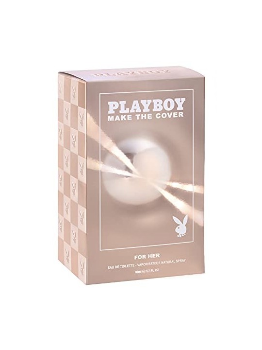 Playboy Make the Cover for Her eau de toilette donna 50ml