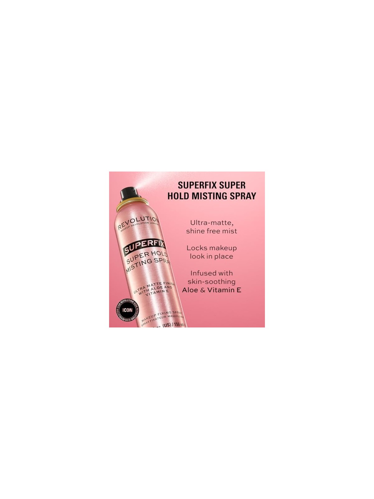 Revolution Make Up SUPERFIX Spray Nebulizzante Super Resistente 150ml Unisex