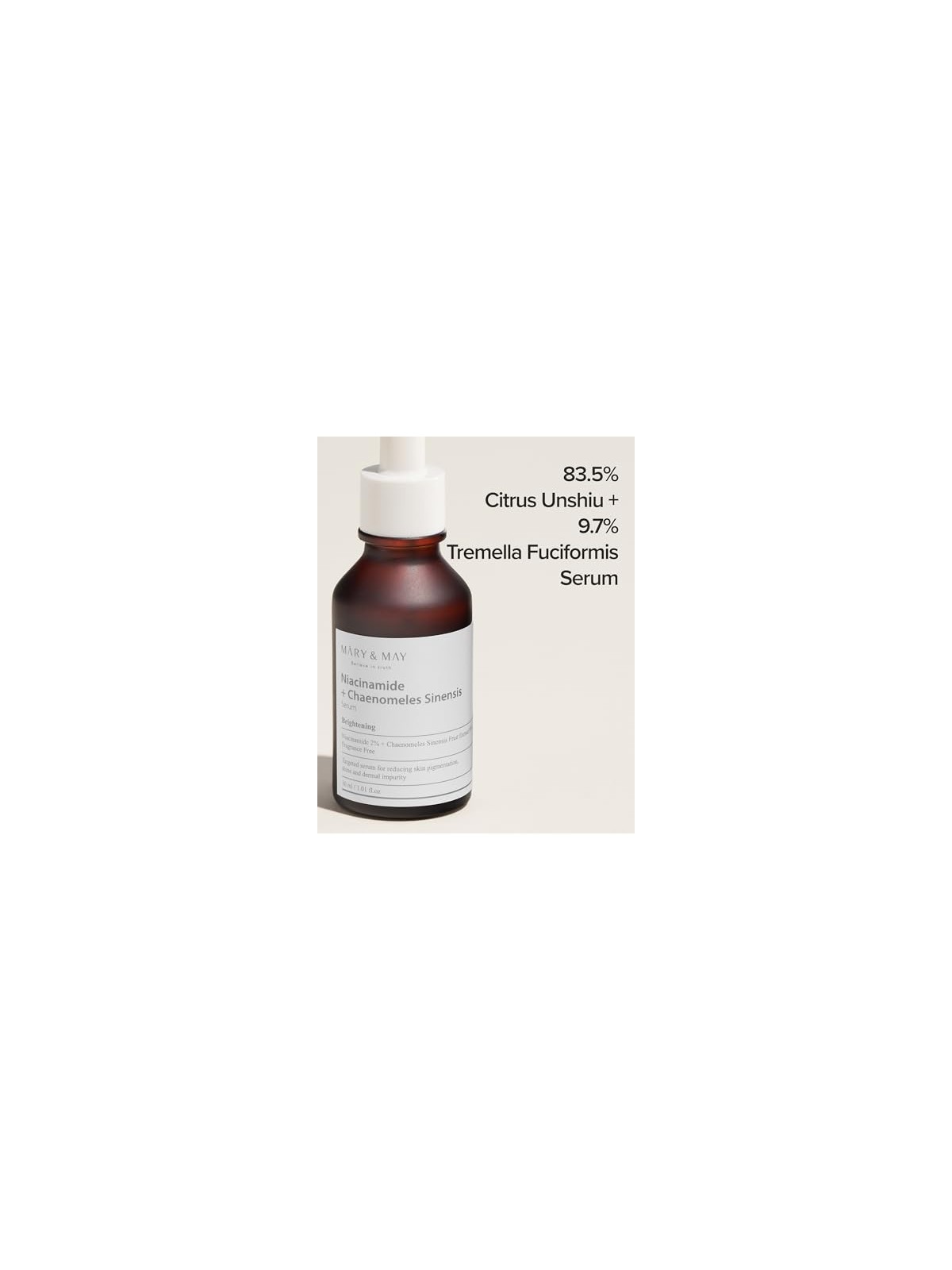 Siero Niacinamide Chaenomeles Sinensis donna 30ml