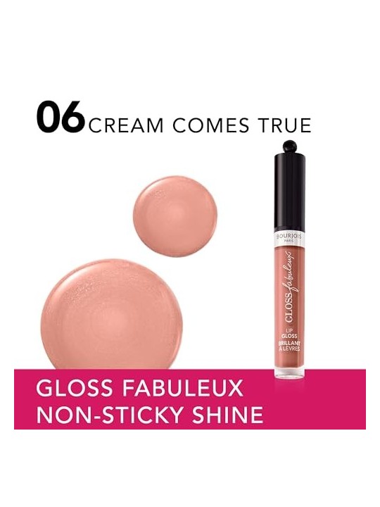 Bourjois Gloss Fabuleux Lucidalabbra 35 ml donna 06 Cream Comes True