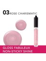 Bourjois Gloss Fabuleux Lucidalabbra 35 ml donna 03 Rose Charismatic