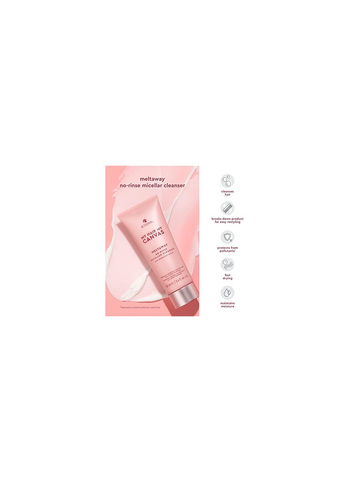 Alterna My HairMy Canvas Shampoo Senza Risciacquo Vegan Botanico Caviale