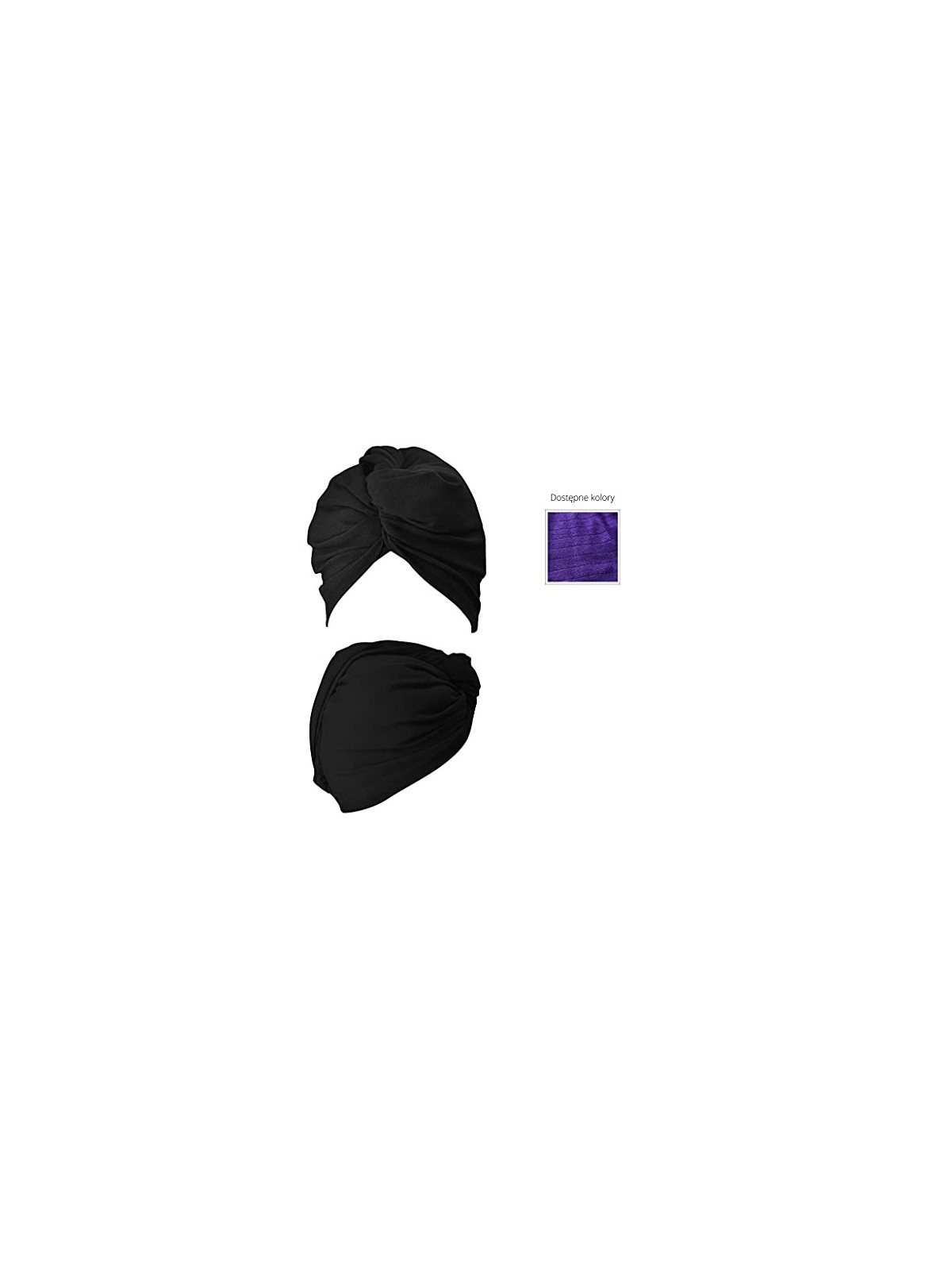 Turbante per capelli Dry It Up Nero