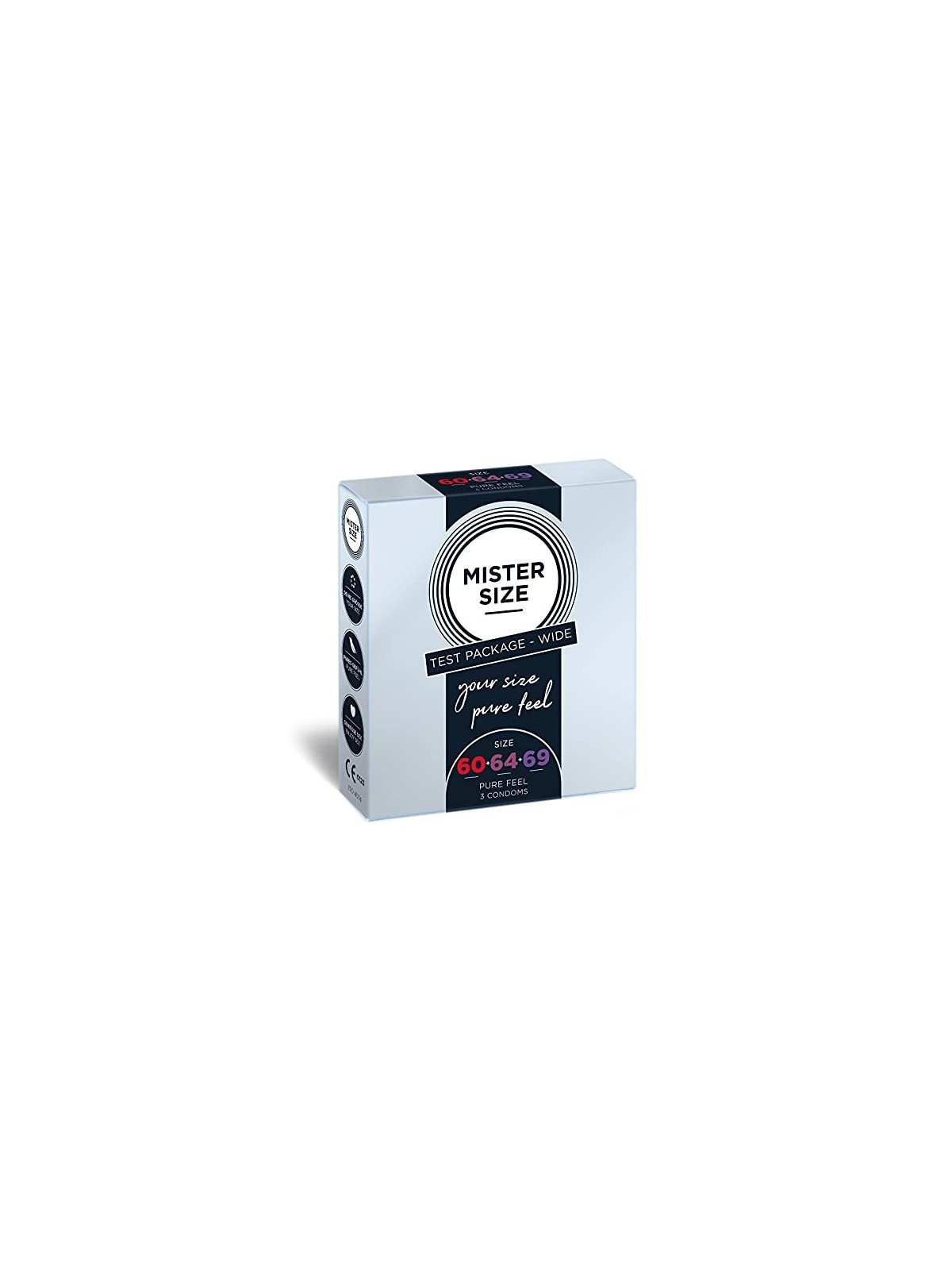 Preservativi MISTER SIZE 60mm 64mm 69mm 3 pz