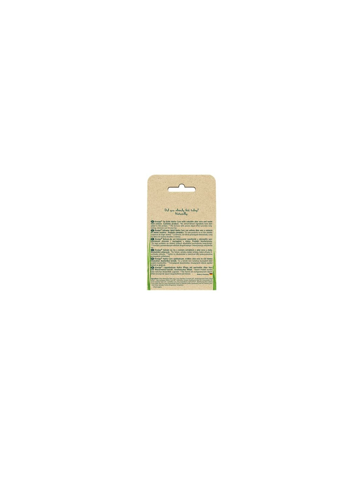 Kneipp Balsamo per labbra Aloe Vera Balsamo labbra donna