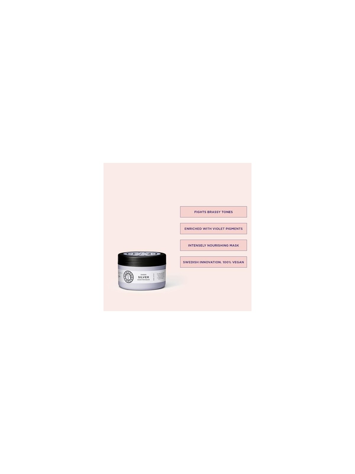 Maria Nila Sheer Silver Hair Mask unisex 250ml Sulphate & Paraben Free
