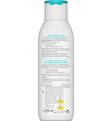 Lavera Lozione corpo Sensitive Base donna 250ml