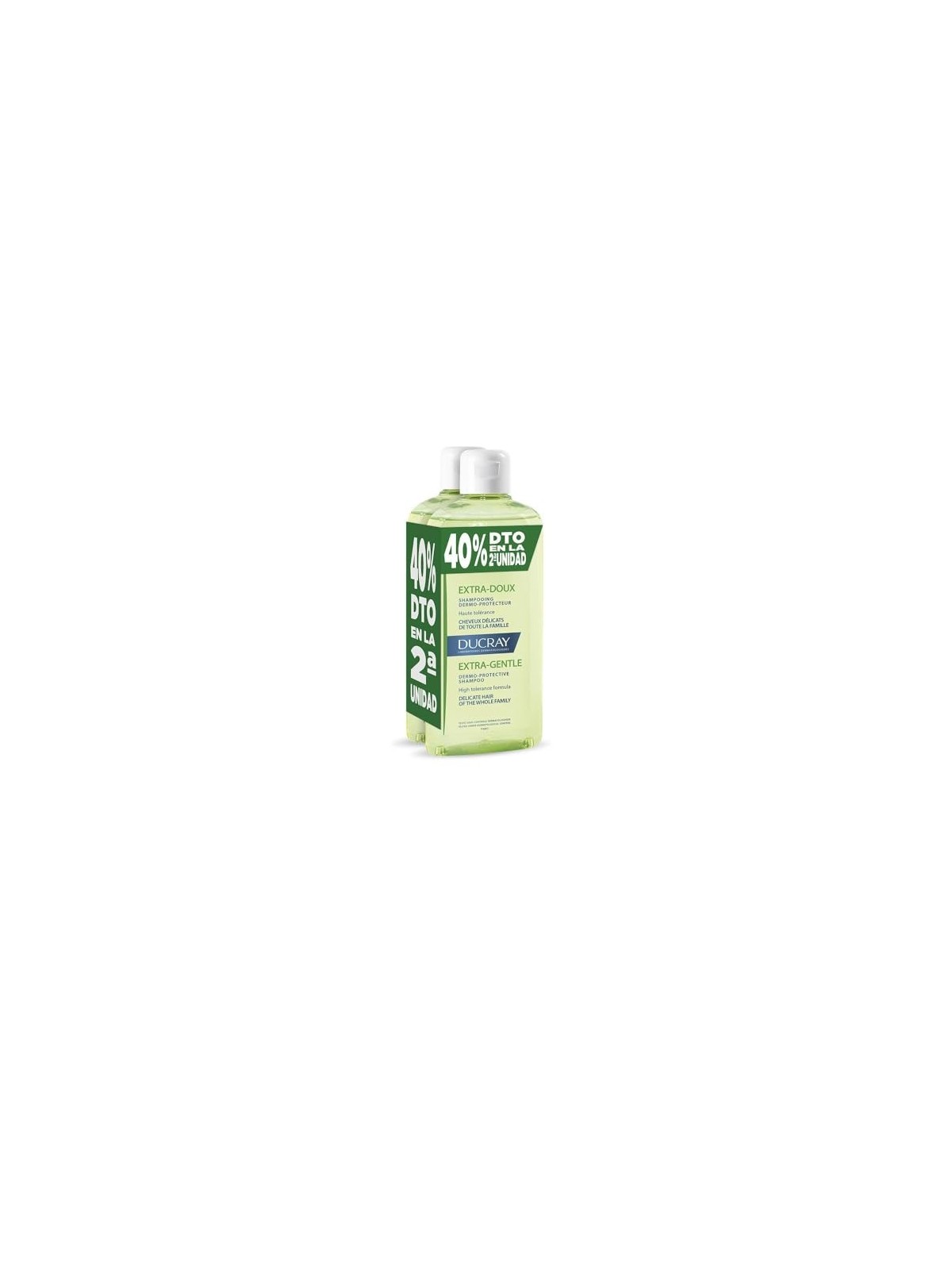 Ducray SHAMPOO EQUILIBRANTE per capelli secchi e danneggiati duo 2 x 400ml unisex