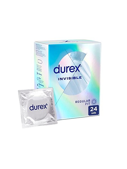 Durex INVISIBLE preservativi extra sensibili 24 unit uomo