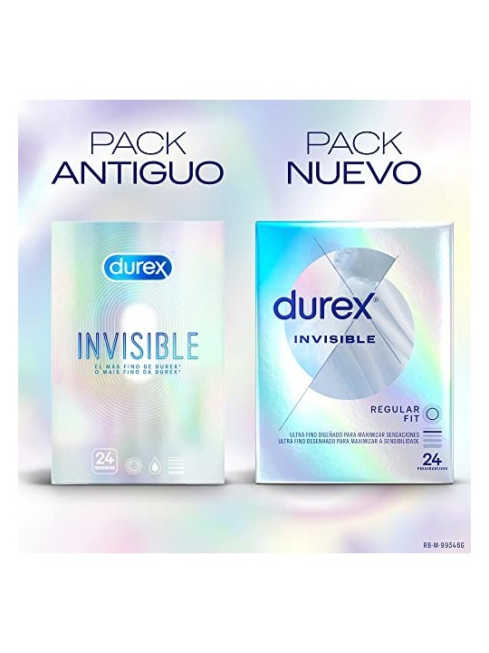 Durex INVISIBLE preservativi extra sensibili 24 unit uomo