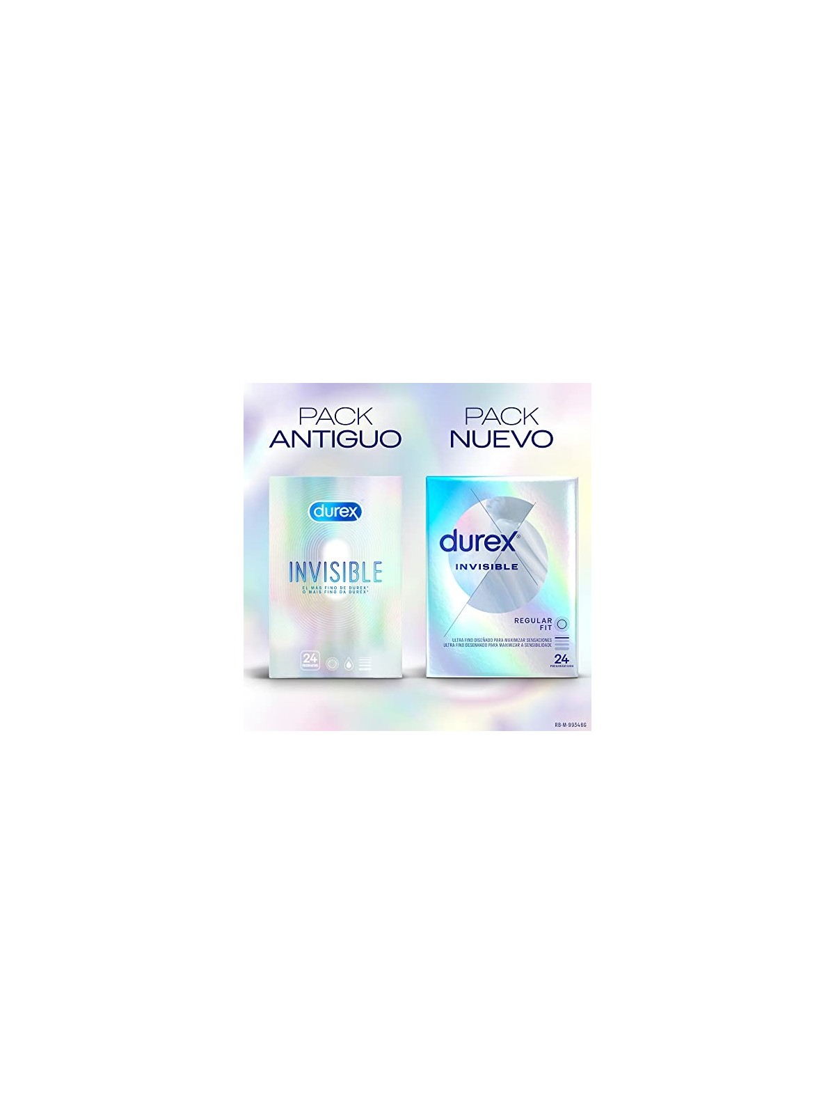 Durex INVISIBLE preservativi extra sensibili 24 unit uomo