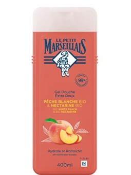 Le Petit Marseillais Gel doccia extra delicato Pesca bianca biologica e pesca noce biologica donna 400ml