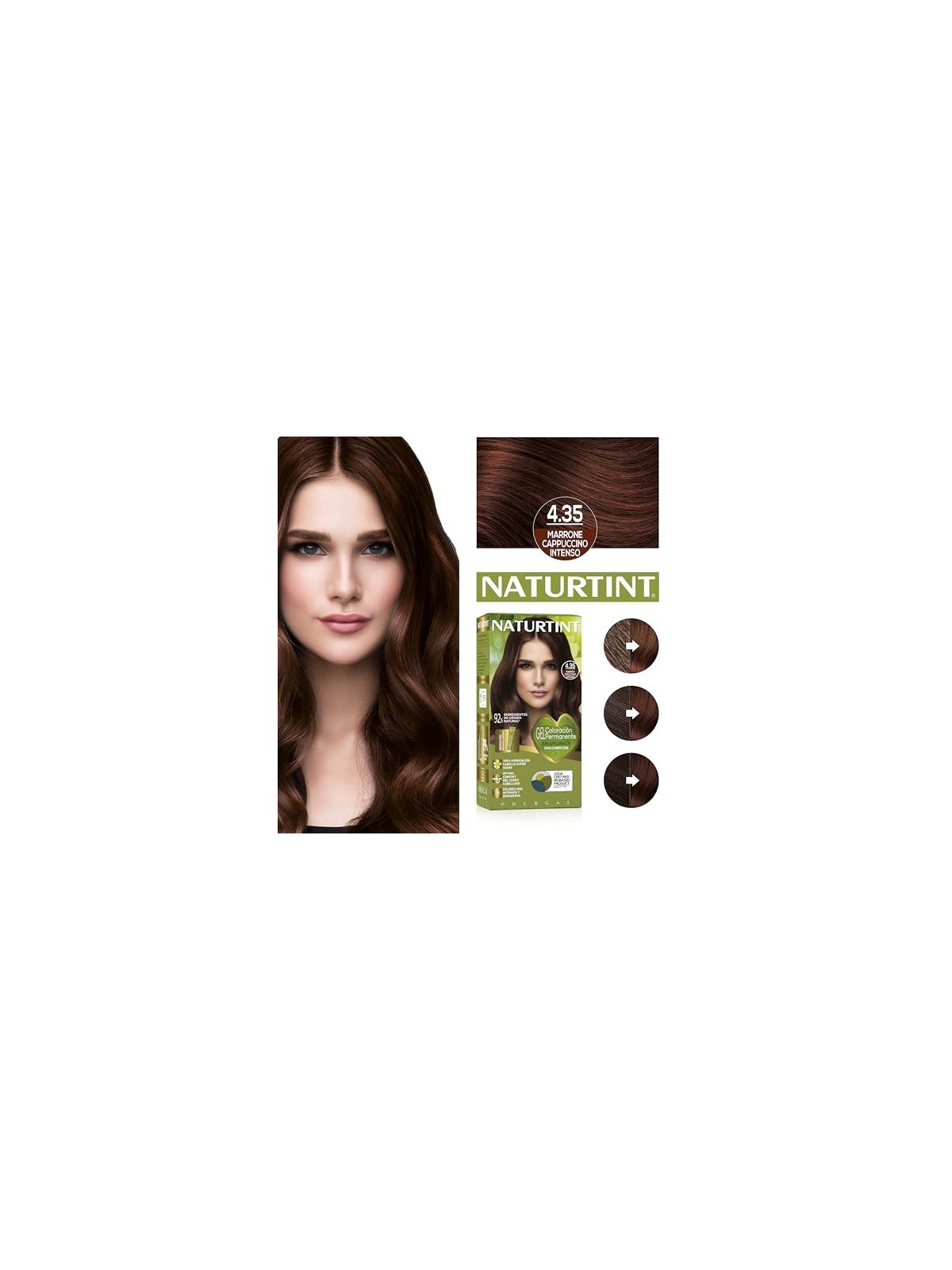 Naturtint 4.35 Marrone Cappuccino Intenso 170ml