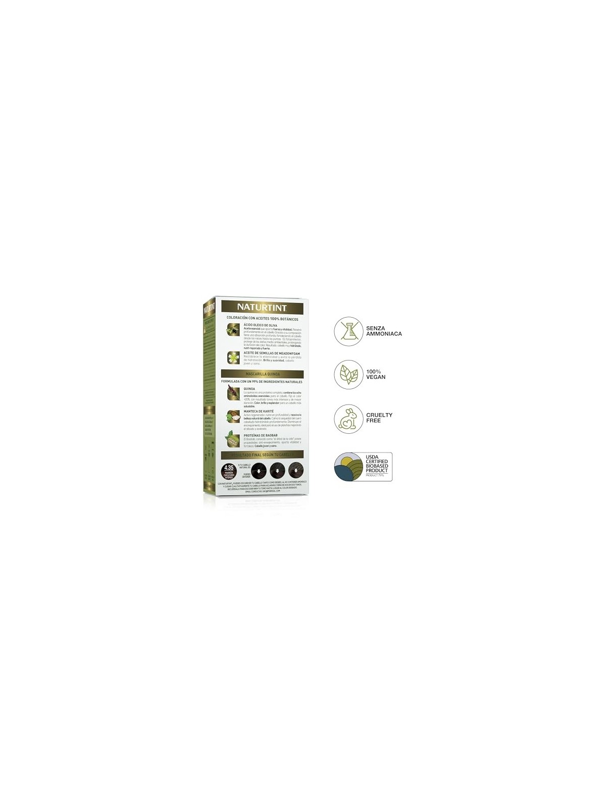 Naturtint 4.35 Marrone Cappuccino Intenso 170ml