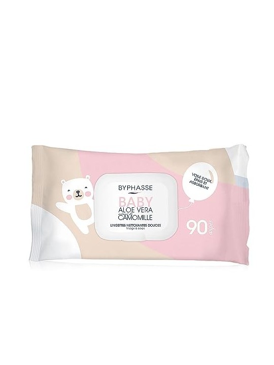 Byphasse SALVIETTE DETERGENTI PER BAMBINO aloe vera e estratto di camomilla 90 unit unisex