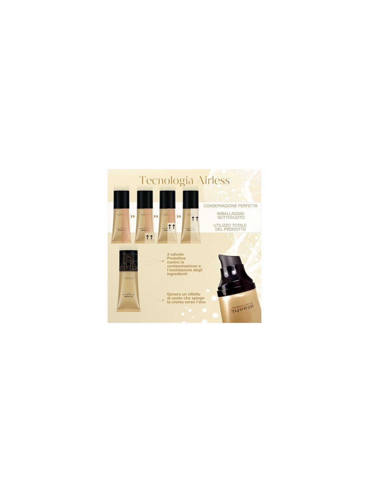 Atashi DD Cream Gardenia Beige 50ml donna