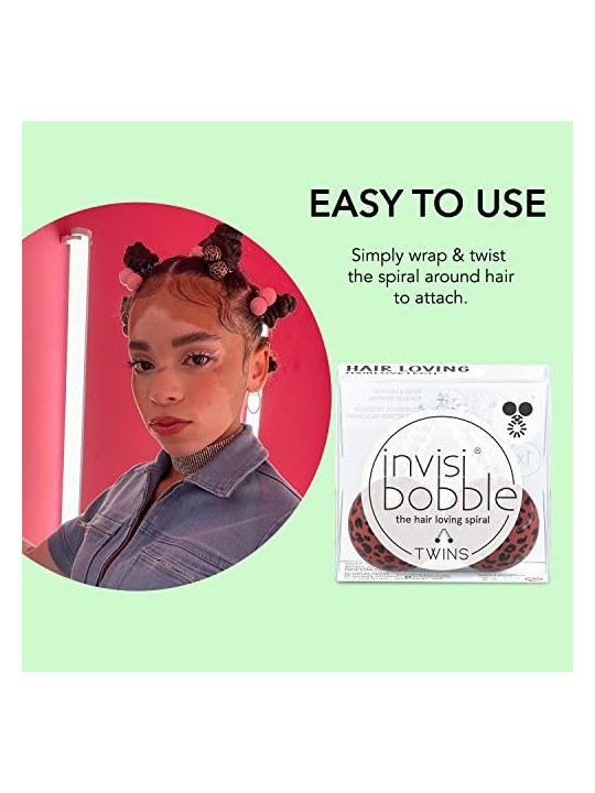 Invisibobble Twins Pacchetto Appeso Purrfection per Donna