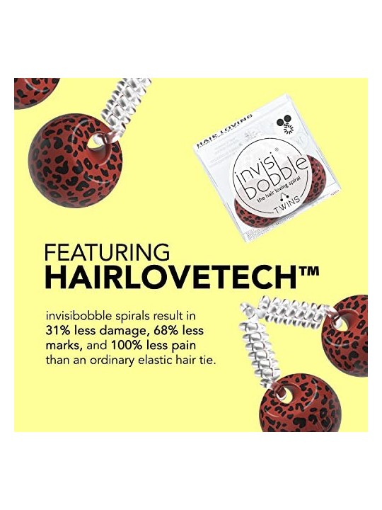 Invisibobble Twins Pacchetto Appeso Purrfection per Donna