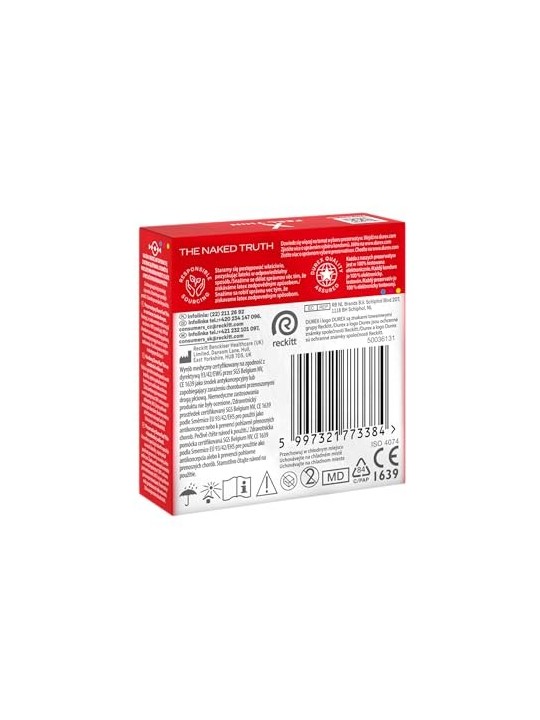 DUREX Feel Thin Classic 3 pz Preservativi in lattice