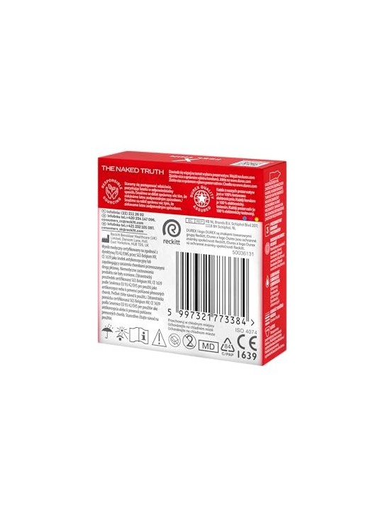DUREX Feel Thin Classic 3 pz Preservativi in lattice