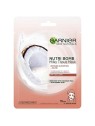GARNIER Skin Naturals Milky Tissue Mask Maschera Viso in Tessuto con Latte di Cocco per Pelle Secca Donna 320g