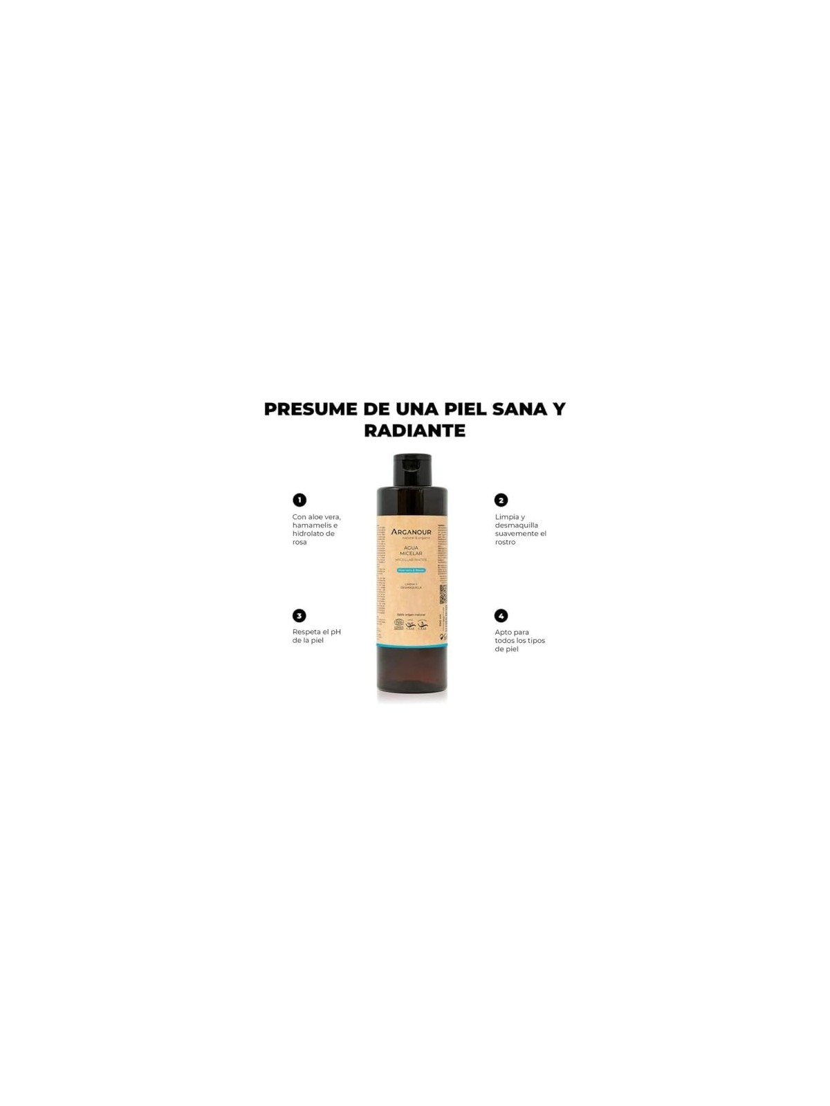 Arganour ACQUA MICELLARE 250 ml
