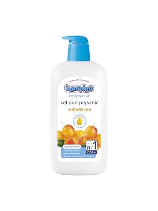 Gel doccia Mirabelka iperdelicato BAMBINO Famiglia 1000ml
